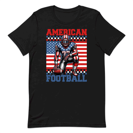 American Football Vintage USA Football Player Patriotic Sports-Inspired | PRODUCT CODE: AMRCNFOTBLPYE