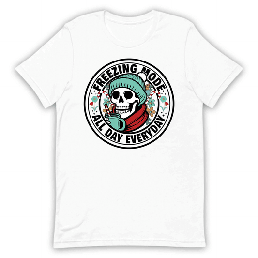 Freezing Mode All Day Everyday Christmas Skeleton Gothic Xmas | PRODUCT CODE: FRZNGMDOALYE