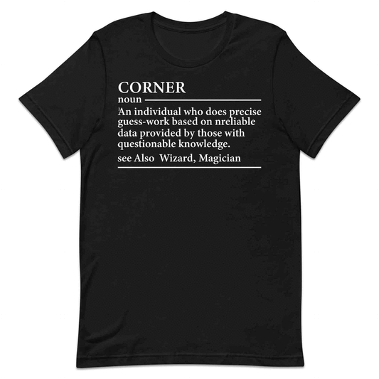Coroner Definition T-Shirt, Sweatshirt & Hoodie – Dark Humor for Morticians, Medical Examiners & Funeral Workers | PRODUCT CODE: CDSAYERIF