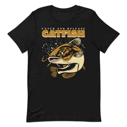 Catch & Release Catfish Vintage Fish Anglers | PRODUCT CODE: CTHNDRLSEFHVG