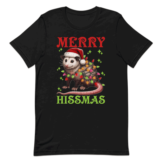 Merry Hissmas Opossum Christmas Possum Xmas Animal | PRODUCT CODE: HSMAOPNMLVER