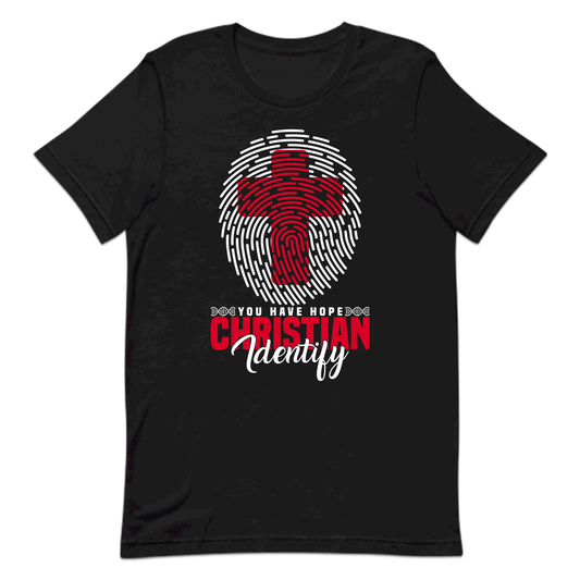 Christian Identity Christian Hope & Faith Fingerprint Cross | PRODUCT CODE: CRSHKWOANMP
