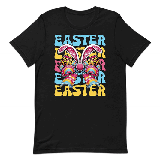 Colorful Easter Bunny Bow Spring Celebrations | PRODUCT CODE: CLFREASTWBON