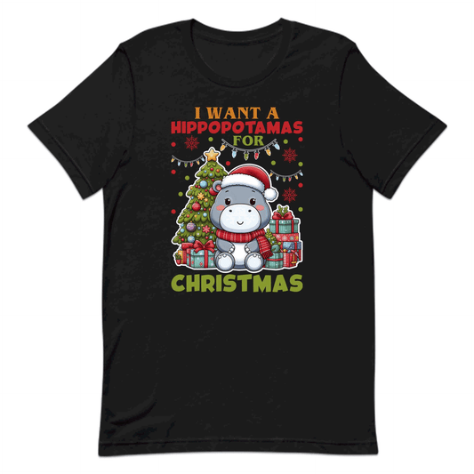I Want a Hippopotamus for Christmas Cozy Xmas Festive Animal | PRODUCT CODE: CHTRHPOWNTA
