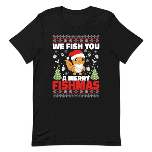 We Fish You A Merry Fishmas Xmas Fish Funny Christmas Fishing | PRODUCT CODE: WFSHMYHLDAN