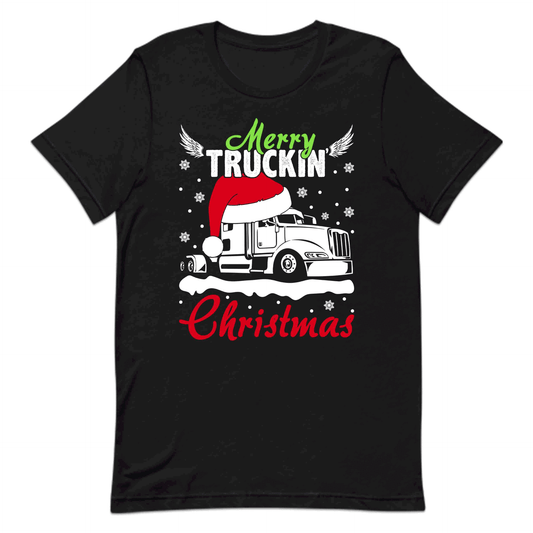 Merry Truckin Christmas Funny Xmas Truck Driver | PRODUCT CODE: MYRTUCKGDRS