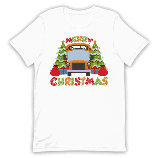 Merry Christmas School Bus Driver Xmas Festive Holiday | PRODUCT CODE: MYRCHSHLOBU