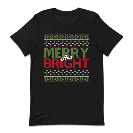 Merry & Bright Ugly Christmas Festive Xmas | PRODUCT CODE: BYREMUGLFTV