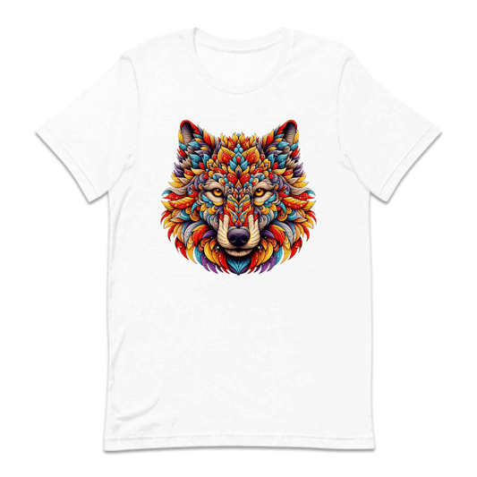 Psychedelic Colorful Wolf Wild Animal | PRODUCT CODE: PSYDLCWLF