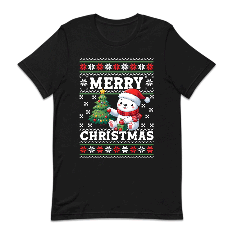 Merry Christmas Polar Bear Ugly Xmas | PRODUCT CODE: MRYCHTPLARB