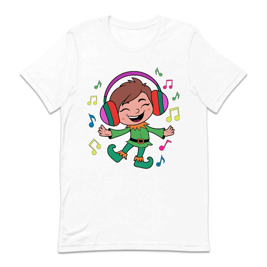 Christmas Xmas Cute Dancing Elf with Headphones | PRODUCT CODE: CHREDNGELF
