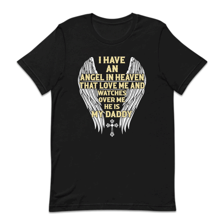 Daddy Memorial Angel In Heaven Daddy Remembrance Sentimental Keepsake | PRODUCT CODE: DAMRYEANGW