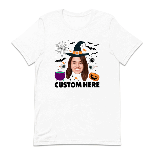 Personalized Halloween Witch Face Family Matching | PRODUCT CODE: CSTFCHLOW