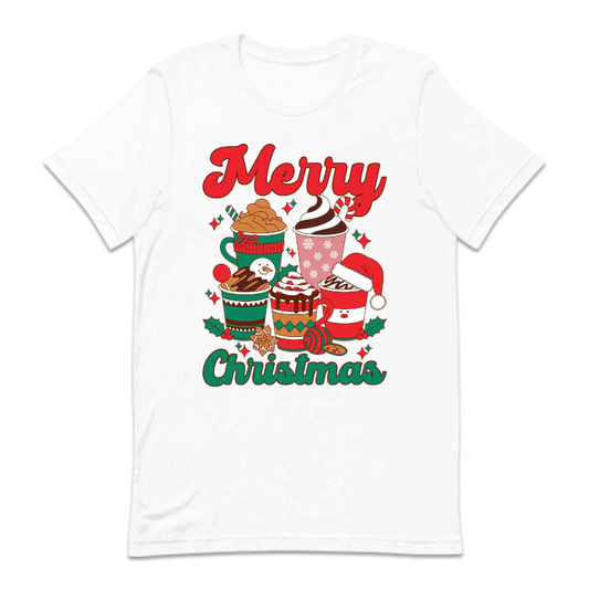 Merry Christmas Coffee Cozy Holiday Festive Xmas | PRODUCT CODE: MRYCHTFESTVA
