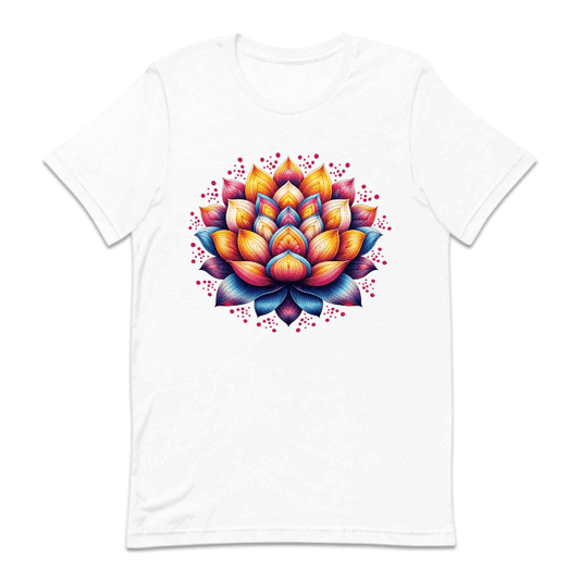 Psychedelic Colorful Lotus Flower | PRODUCT CODE: PSYDLTUSFLO