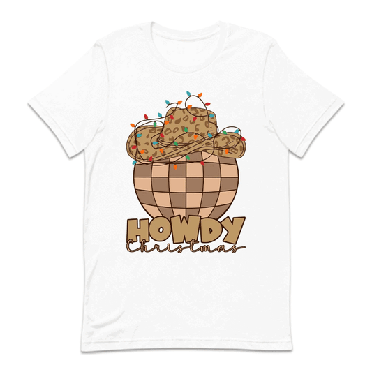 Howdy Christmas Disco Ball Western Country Xmas | PRODUCT CODE: HEYSDCRHWTNM