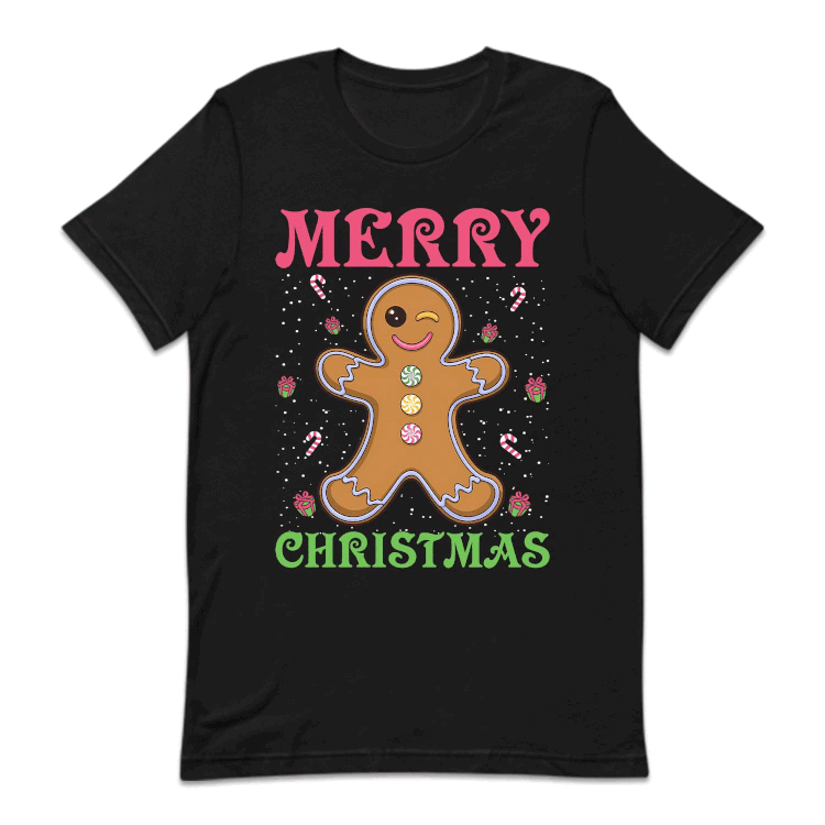 Merry Christmas Gingerbread Xmas Cookie | PRODUCT CODE: MRYCHTGNRB