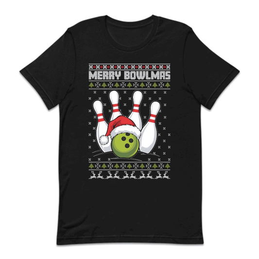 Merry Bowlmas Christmas Bowling Sporty Xmas Enthusiast | PRODUCT CODE: MYRBWLMSPTG