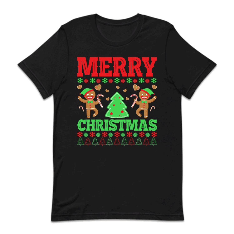 Merry Christmas Gingerbread Man Xmas Candy Can | PRODUCT CODE: MYRCHGNRBDA