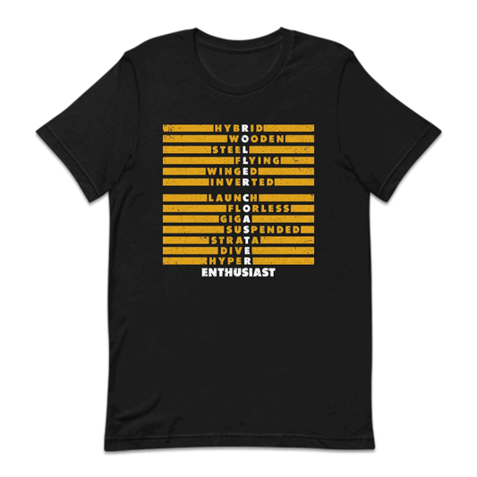 Roller Coaster Enthusiast Theme Park Thrill Ride | PRODUCT CODE: RLOCTASETHA
