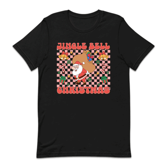 Christmas Jingle Bell Xmas Santa Claus with Bag of Gifts | PRODUCT CODE: JNGLBECHRST