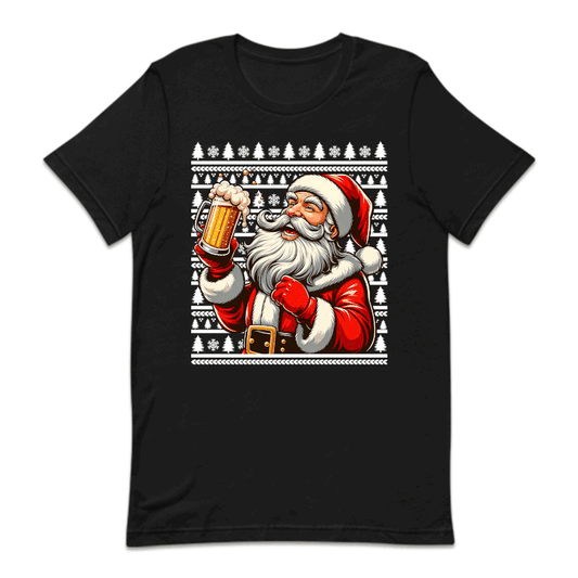 Santa Claus Holding Beer Christmas Drunk Santa Xmas Party | PRODUCT CODE: SNTCHLDBRE