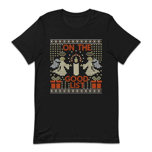 On The Good List Angel Holding Candle Ugly Christmas | PRODUCT CODE: OTHDGOSTLAC