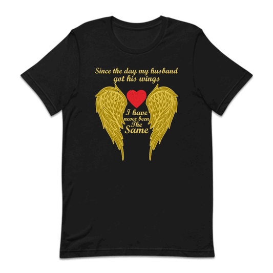 Husband Got His Wings In Loving Memory | PRODUCT CODE: HSBNGTWNG