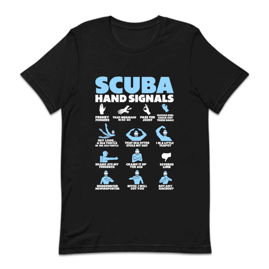 Scuba Hand Signals Ocean Adventure | PRODUCT CODE: SCBAHNDGL