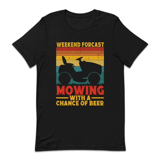 Landscaper Weekend Forecast Lawn Mowing Chance Of Beer | PRODUCT CODE: WKNDFRCTSLW
