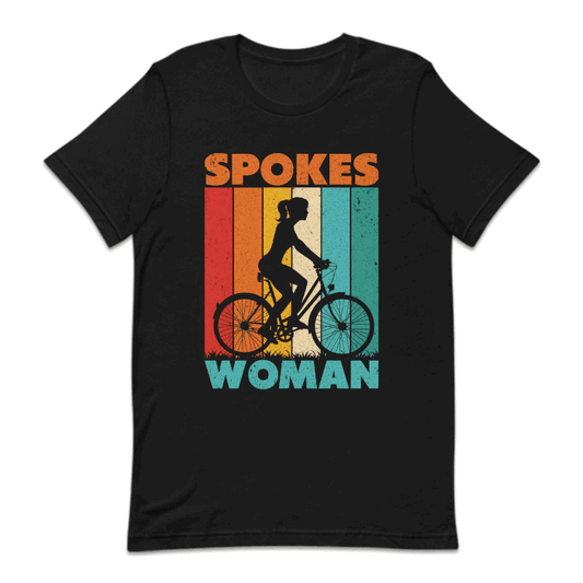 Female Cyclist Spokes Woman Bike Lover | PRODUCT CODE: SPBKCYLEWM