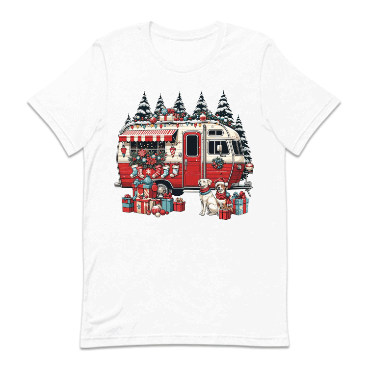 Vintage Christmas Camper Xmas Adventure | PRODUCT CODE: VGTCHRMSNT