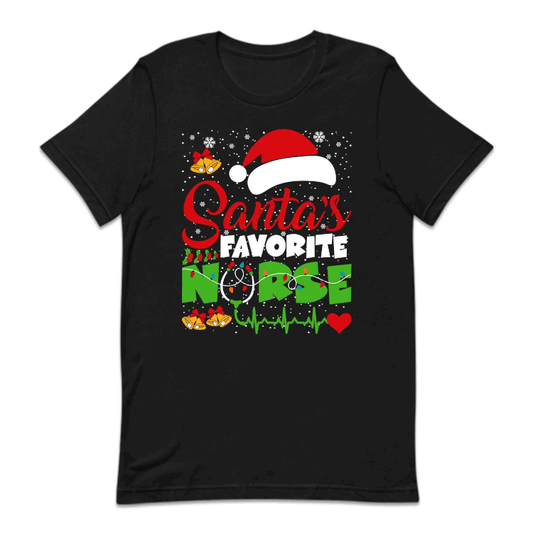 Santa's Favorite Nurse Christmas Cozy Nursing Xmas | PRODUCT CODE: SNTMFVRNUES