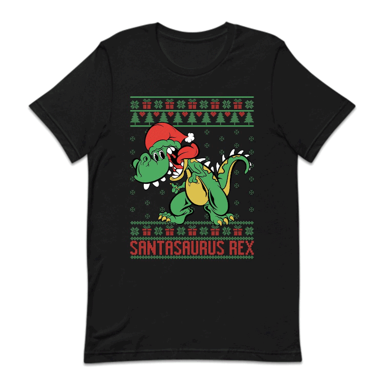 Santasaurus Rex Christmas Santa Dinosaur T-Rex Xmas Dino | PRODUCT CODE: SNTCREXDNIOM