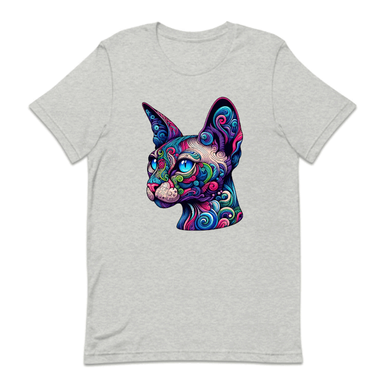 Psychedelic Colorful Sphynx Cat | PRODUCT CODE: SPXHCTPSY