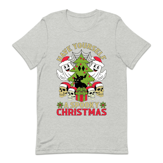 Spooky Christmas Ghosts and Skulls Black Cat Xmas | PRODUCT CODE: SPKYCHRTAMS