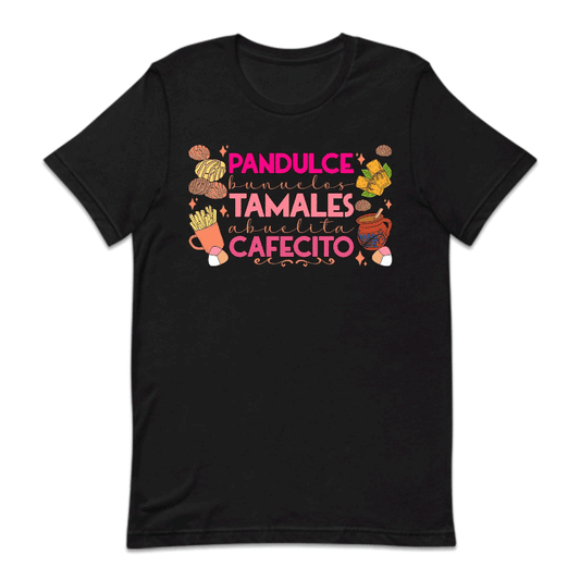 Mexican Christmas Foods Pandulce Bunuelos Tamales Abuelita & Cafecito Latina Xmas | PRODUCT CODE: MXCNPLDUBRE