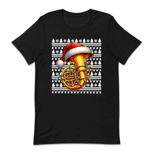 Festive Tuba Christmas Musical Holiday Cheerful Xmas Tuba Musician | PRODUCT CODE: FTCBIUCHRML