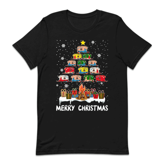 Merry Christmas Camper Tree Holiday RV Camping Festive Xmas | PRODUCT CODE: MRYCHPRERVH