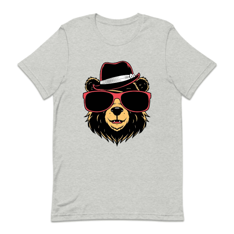 Bear With Sunglasses And Hat Wildlife Bear | PRODUCT CODE: BRWTHSNHT