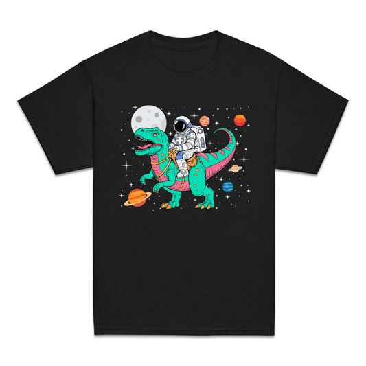 Astronaut Riding T-Rex Dinosaur Space Explorer | PRODUCT CODE: ASTRDNGD