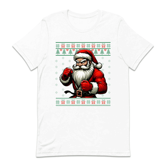 Santa Claus Martial Arts Xmas Taekwondo Karate Christmas Fighter | PRODUCT CODE: SNTMRAYKWN