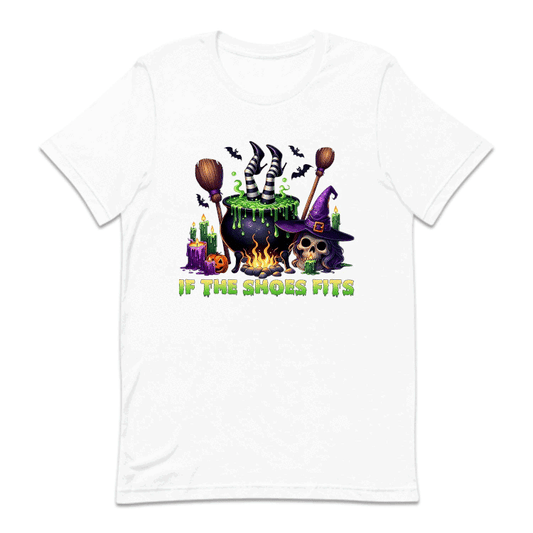 If The Shoe Fits Witch Feet In Cauldron Dripping Candles Halloween | PRODUCT CODE: FTHSHTHLWC