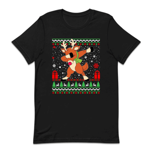 Dabbing Reindeer Christmas Rudolph Dab Dance Xmas | PRODUCT CODE: DBGRNDREFS