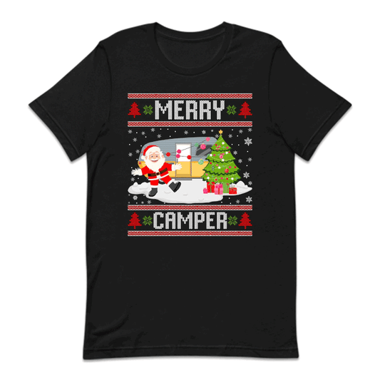 Merry Camper Christmas Holiday RV Santa Camping Xmas | PRODUCT CODE: MYRCHPREMS