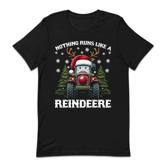 Reindeer Tractor Christmas Nothing Runs Like Reindeer Xmas Farming | PRODUCT CODE: RNDRTRCHMG