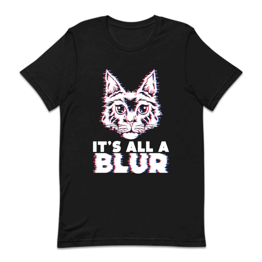 Cat It's All A Blur Hip Hop Concert Merchandise | PRODUCT CODE: CTIALBDRK