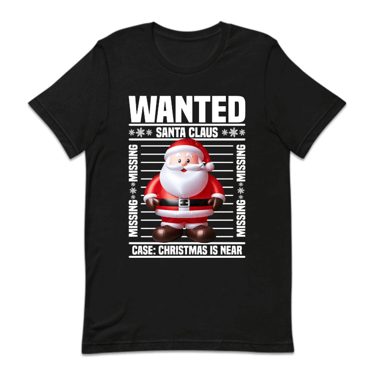 Santa Claus Wanted Poster Hilarious Christmas Reward Case Xmas | PRODUCT CODE: WNTSAUDPERC