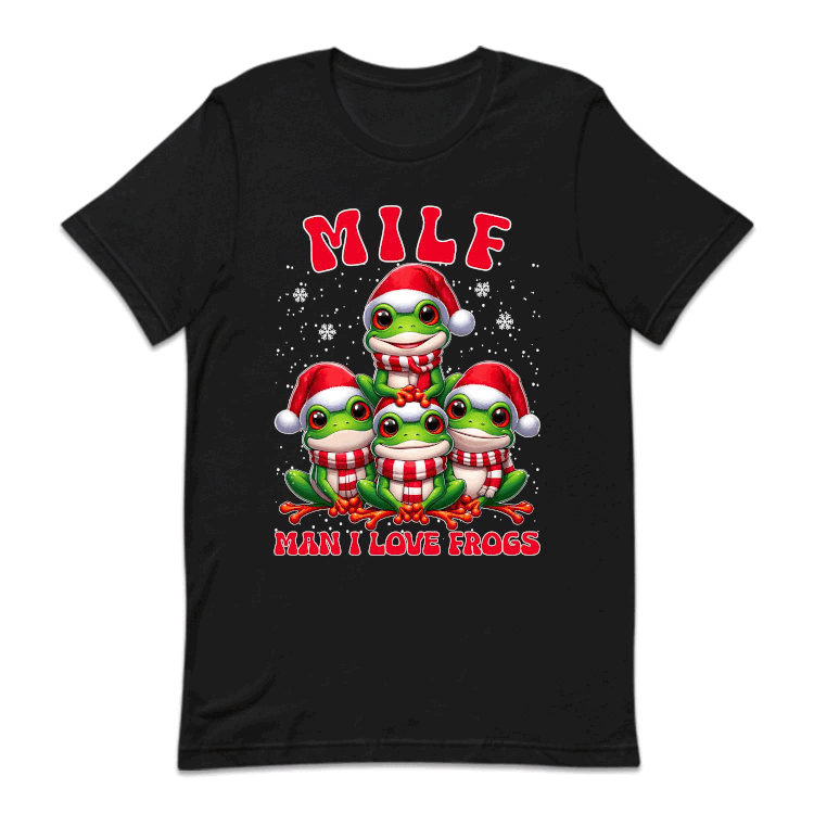 Frogs Christmas MILF Man I Love Frogs Humorous Xmas Frog | PRODUCT CODE: FRGCHTMLFVE