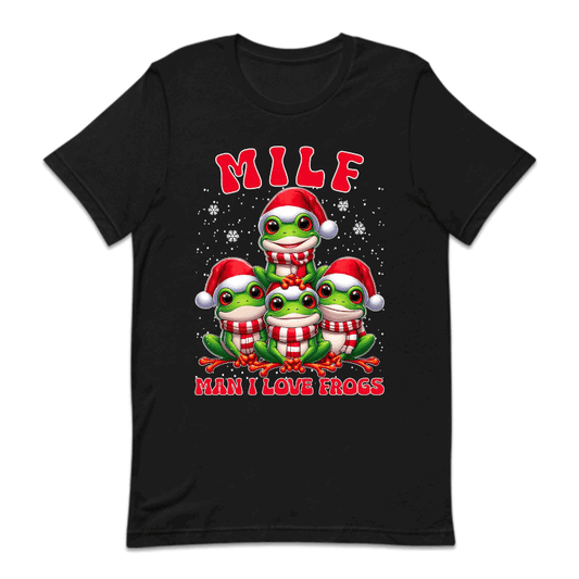 Frogs Christmas MILF Man I Love Frogs Humorous Xmas Frog | PRODUCT CODE: FRGCHTMLFVE